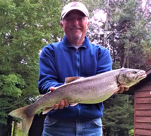 Man holding fish